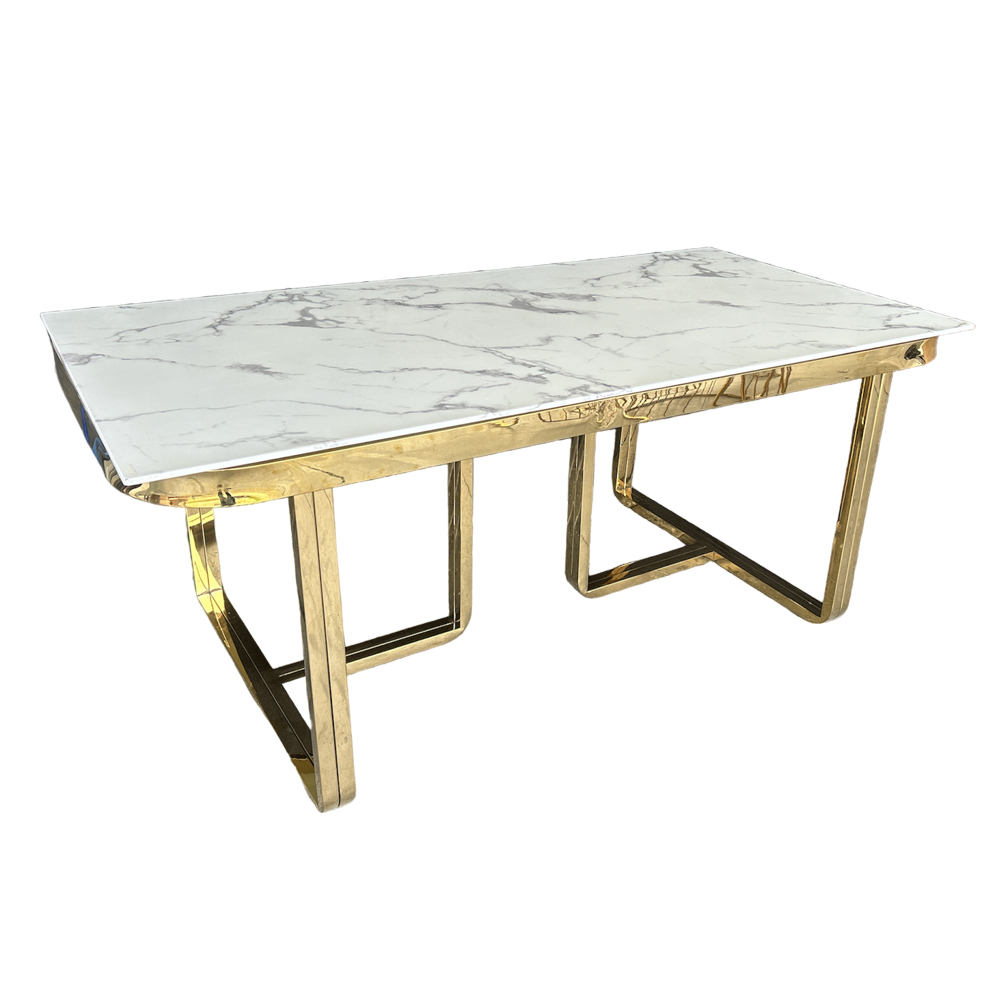 Mesa de novios Greca cubierta mármol