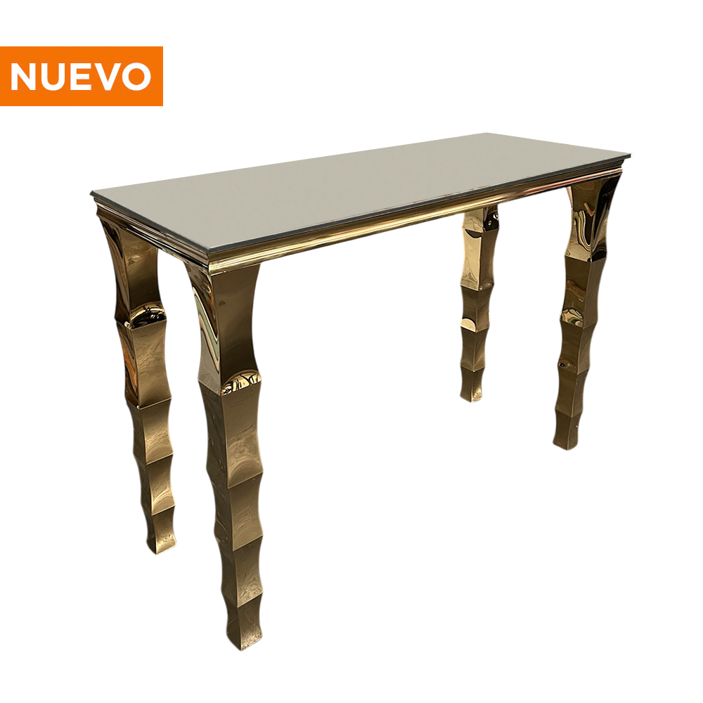 Periquera Cromada Gold con Cubierta de Espejo