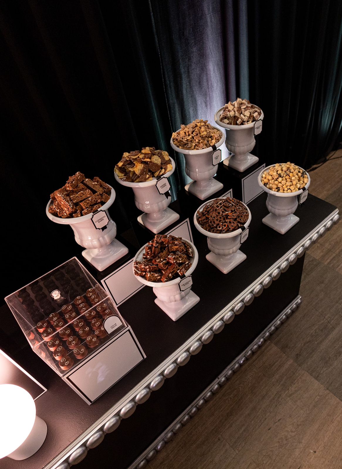 Barra Gala Negra Con Plata