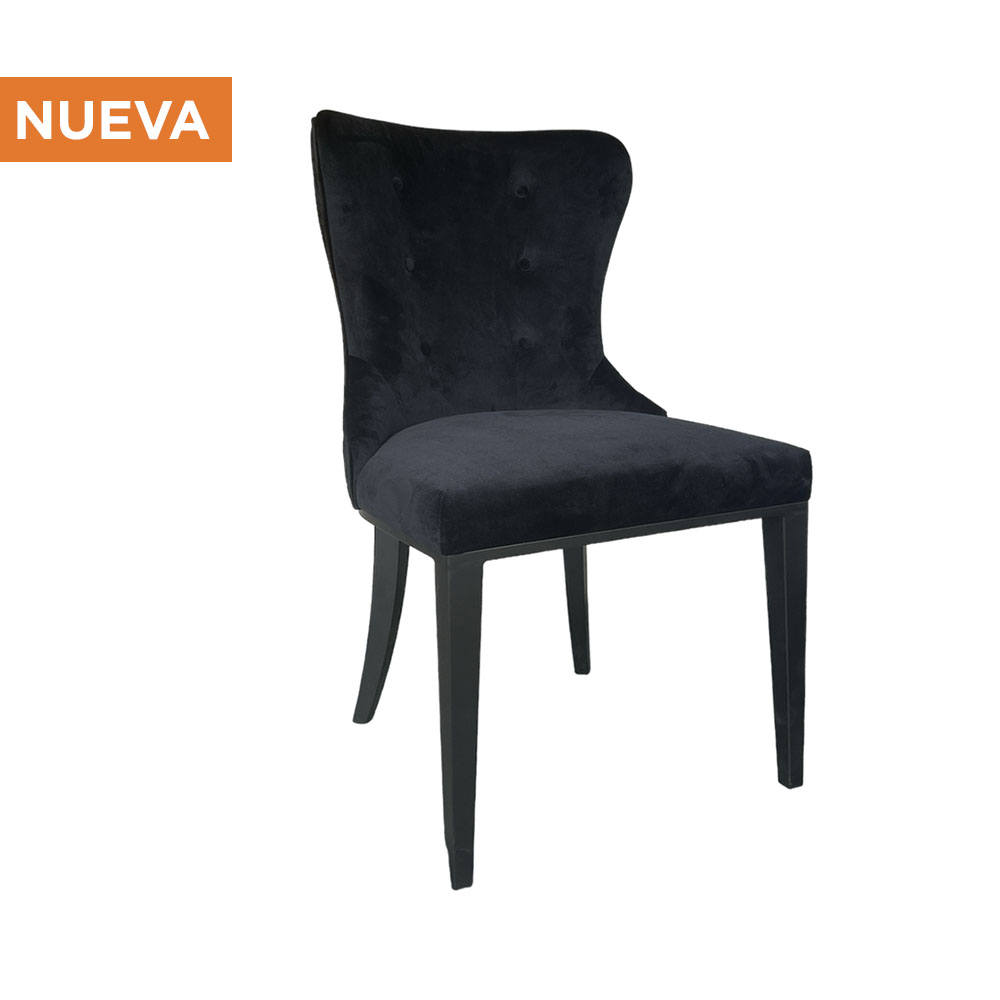 Silla de Novios Capitonada Negra