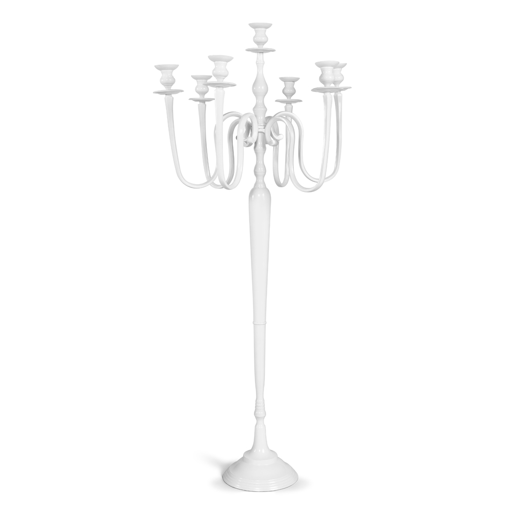 Candelabro Grande Decorativo Blanco