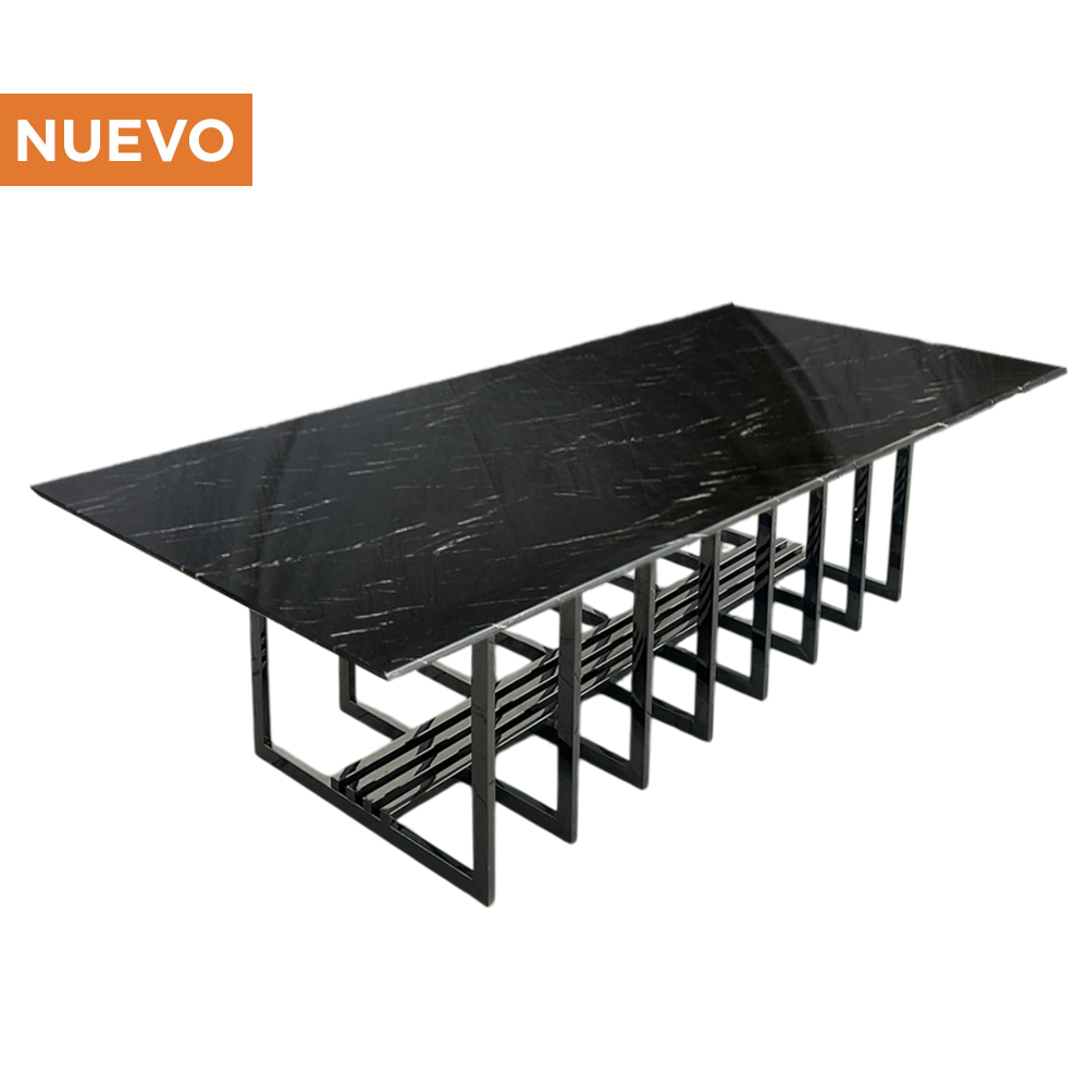 Cubierta de Mármol Negro con Base Jaula Oxford