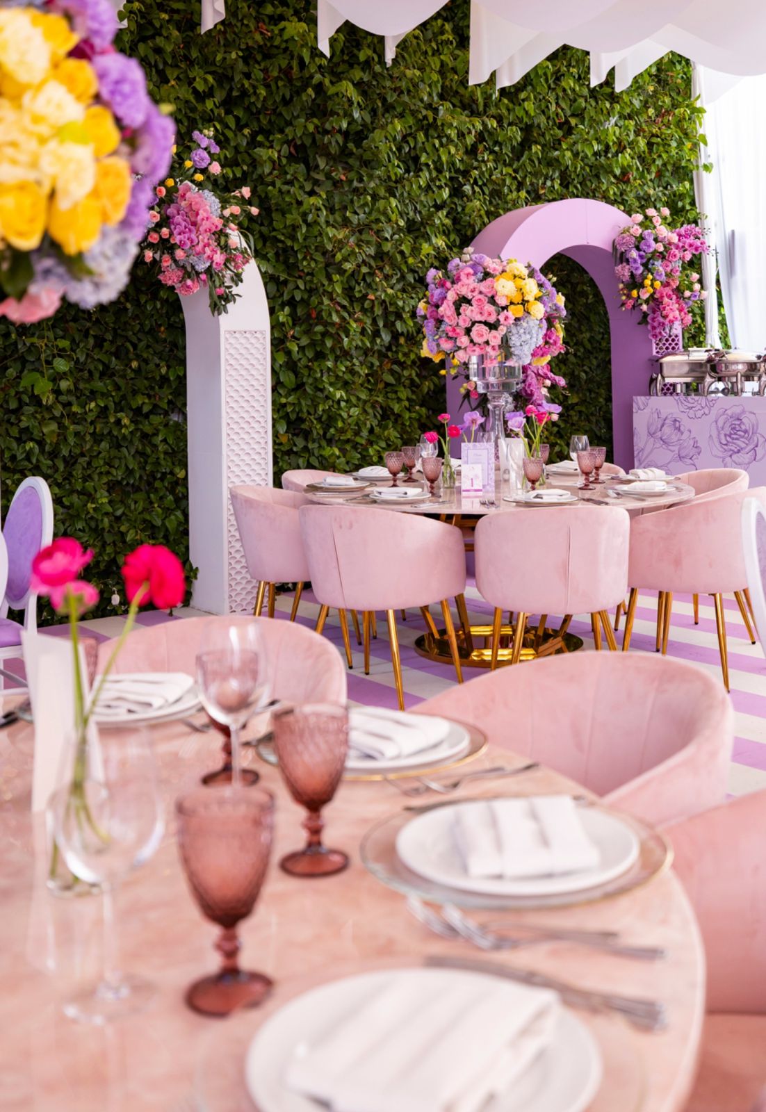 Silloncito Velvet Baby Pink