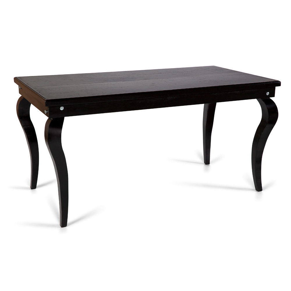 Mesa de novios de madera negra